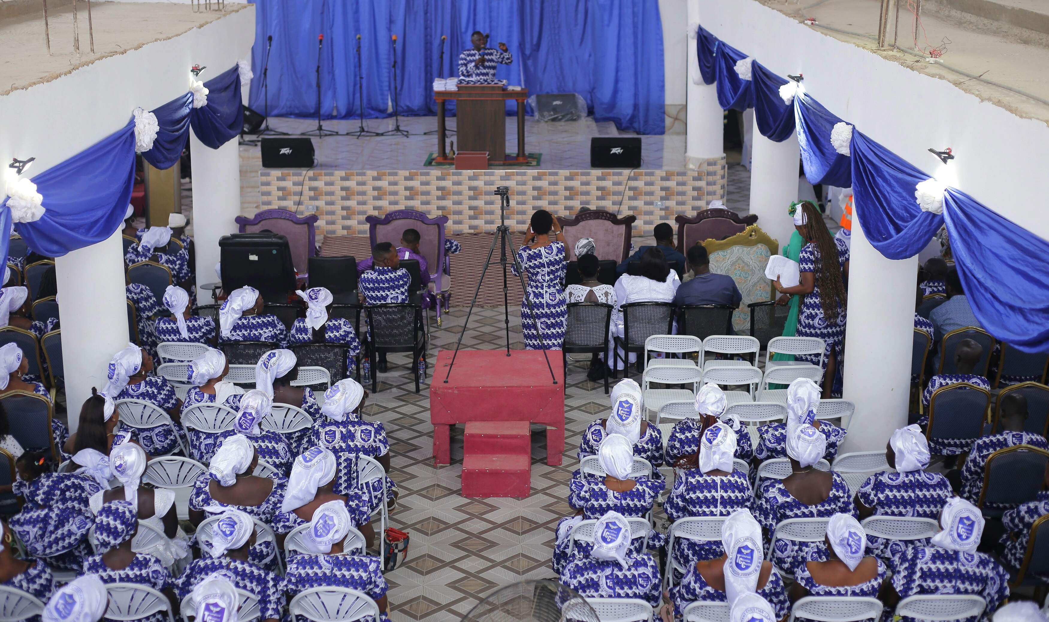 Worship service at TCC Pokuase